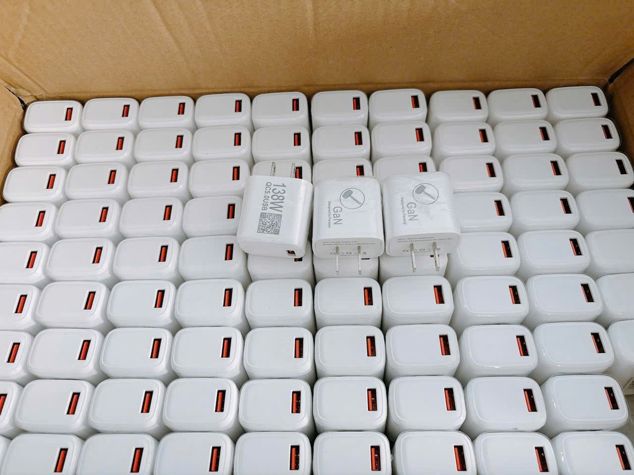 Cóc sạc nhanh GaN (138W) cổng USB